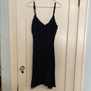 Max Studio Silk Black Dress